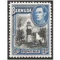 Bermuda 1941 SG114a 3d Black & Deep Blue Mounte...