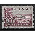 FINLAND 1930 10M LILAC LAKE SAIMAA SG276b FINE ...