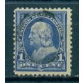 Used 264 1c Benjamin Franklin Barely Clears M03021