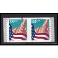Used 3281 33c U.S. Flag Over City Fine CNP Left...