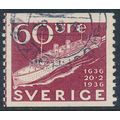 Sweden Facit 256/Scott 261, 60ö maroon Postal S...