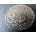 1961 QUEEN ELIZABETH II HALF CROWN FREE POST. W