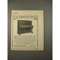1913 Conver Piano Ad - Made-to-Order Care
