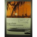1964 National Airlines Ad - Escape to Florida