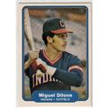 1982 Fleer baseball card 365 Miguel Dilone– Cle...