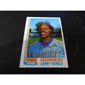 1982 Topps Card # 312A Lenny Randle Very Good-E...