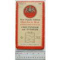 1946 OS 1" linen map Sheet 144 Cheltenham & Eve...