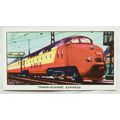 Kellogg card Story of the Locomotive 1 Trans-Eu...