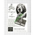 Harris Tweed Dog Advert - 1950 Cutting