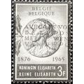 STAMP BELGIUM SG1958 1965 3Fr Queen Elizabeth I...