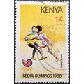 STAMP Kenya SG467 1988 1Sh Seoul Olympics Handb...