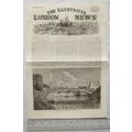 1863 engraving - New Iron Bridge over The Ouse ...
