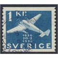 Sweden Facit 257/Scott 262, 1kr blue Postal Ann...