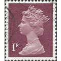 GB, Queen Elizabeth Machin, violet-brown 1980, ...