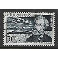 FRANCE 1955 JULES VERNE 30F BLUE SG 1251 FINE U...