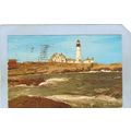 ME Portland Lighthouse Postcard Portland Head L...