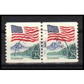 Used 2280 25c U.S. Flag Fine CNP Left 1 PA1060