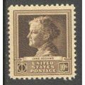 878 10c Jane Addams Fine MNH GA0319