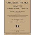 Die Griechischen Christlichen Schriftsteller De...