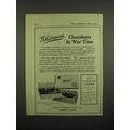 1918 Whitman's Nuts Chocolate Covered Ad - In W...