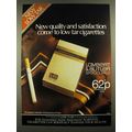 1979 Lambert & Butler Special Mild Cigarettes Ad - Satisfaction