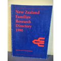 New Zealand Families Research Directory 1990