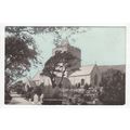 The Church Llanbadarn Postcard Cardiganshire 19...