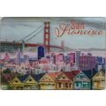 San Francisco With Row Houses 3D Fridge Magnet