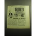 1958 ViBo Farms Smorgas-Borge Ad - Gift discovery of the year Victor Borge