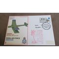Flown 1970 GB Cover -RAF / Royal Air Force Marh...