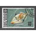 TANZANIA 1967 MARINE LIFE FISH 10/- TUNDWI Rhin...