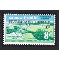 Samoa Airplane Hurricane Relief Ovpt 1966 MNH S...