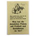 Original WW2 British Air Drop Leaflet. - Code E...