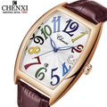 Gents Large Face Coloured Numbers Date Brown Ge...