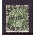 AUSTRALIA 1931 SG 125 1d GREEN FINE USED#4