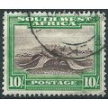 South West Africa 1931 SG84 10/- Red-Brown & Em...