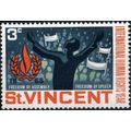 St Vincent 1968 Human Rights 3c Speaker Mounted...