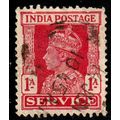 India 1939 King George VI SERVICE 1A Used Stamp..