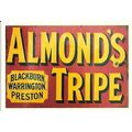 Advertising ALMOND'S TRIPE Postcard (K&WV Railw...