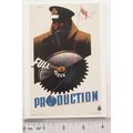 Modern postcard of War Poster - Full Ahead Prod...