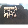 Vintage JJ Jonette Golf Club Bag Ball Pin Flag ...