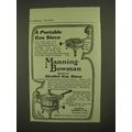 1909 Manning-Bowman Alcohol Gas Stove Ad - Port...