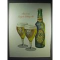 1947 Ballantine's Ale Ad - America's Largest Se...