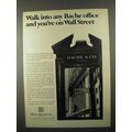 1968 Bache & Co Ad - You're On Wall Street