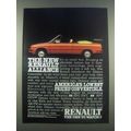 1985 Renault Alliance L Convertible Car Ad