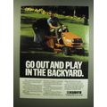 1987 Kubota T1400H Lawn Tractor Ad - Go out and...