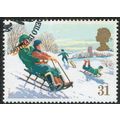1990 Christmas Scenes 31p Multicoloured SG1529 FU