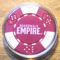 Boardwalk Empire Poker Chip Golf Ball Marker - Red