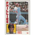1984 Topps baseball card 385 Tony Perez
