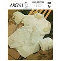 Argyll 821 Aran Children's sweaters and cap Vin...